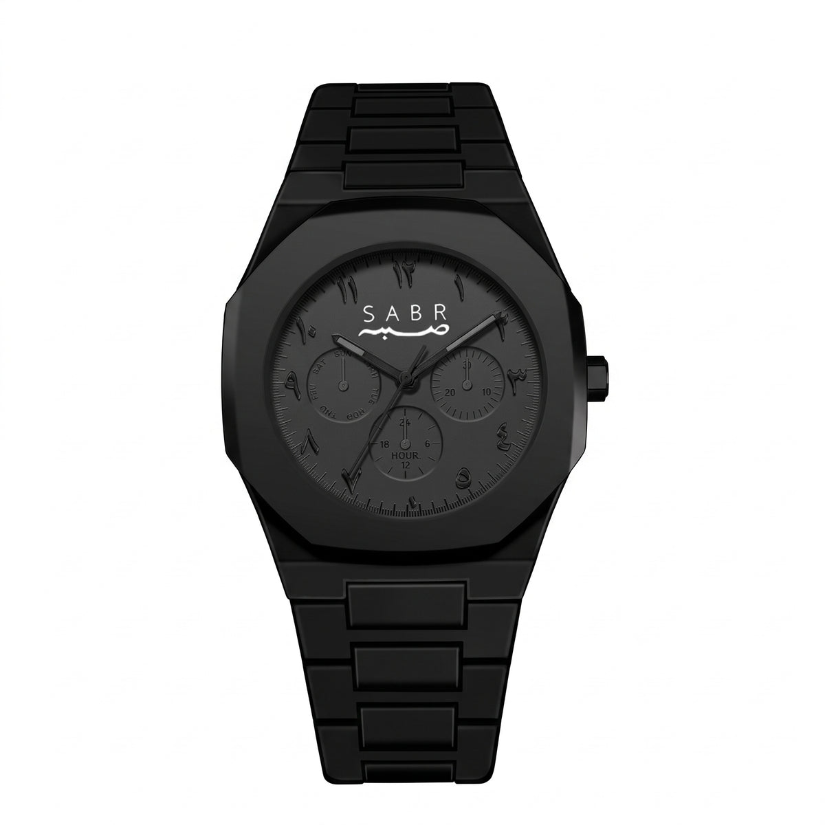SABR Polycarbon Phantom | All-Black Arabic Dial Chronograph